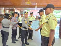 Irjen Pol Mardiyono Tutup Pendidikan dan Pelatihan Satpam Kualifikasi Gada Pratama Angkatan XXXII di Blora