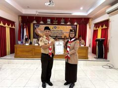Sah! Pengurus Saka Adhyasta Pemilu Kwarcab Grobogan Resmi Dilantik, Generasi Muda Siap Kawal Demokrasi Bersih