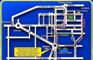 Ada Bhayangkara Run 2026 Polres Grobogan, Ini Skema Rekayasa Lalu Lintas di Kota Purwodadi Besok Pagi
