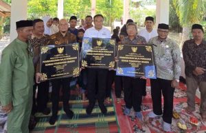 Bupati Sragen Resmikan Balai Rakyat Hasil Donasi Warga Sragen di Aceh Tamiang