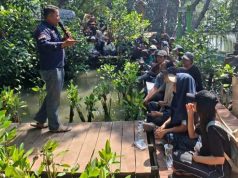 Mahasiswa Pariwisata USM Tanam Mangrove di Ekoeduwisata Mangrove Tapak
