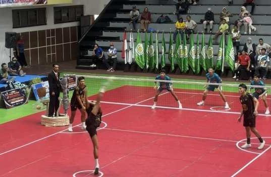 Jawa Tengah Kawinkan Gelar Juara Liga Sepak takraw Wilayah II