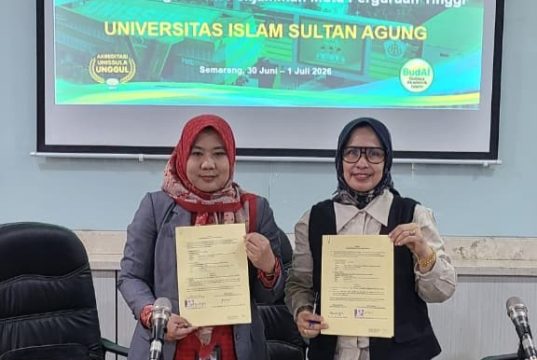 Unissula dan UNIBA Kolaborasi Perkuat Sistem Penjaminan Mutu Perguruan Tinggi