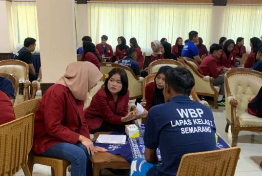 Mahasiswa Unisvet Perdalam Ilmu Patologi Sosial di Lapas Semarang