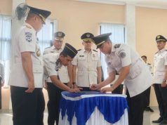 Lantik 10 Pejabat Non-Manajerial, Kakanwil Ditjenpas Jateng Tegaskan Integritas dan Profesionalisme