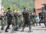 Yel-Yel Satgas TMMD Reguler Ke-129 Kodim 0708 Purworejo Bawa Semangat Bangun Desa Watuduwur