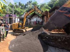 Dansatgas TMMD Reguler Purworejo Pastikan Pengerjaan Jalan di Watuduwur Tak Ada Kendala