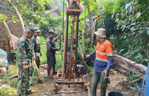 Bantu Atasi Krisis Air di Desa Watuduwur, TMMD Reguler Purworejo Lakukan Pengerjaan Sasaran Fisik Sumur Bor