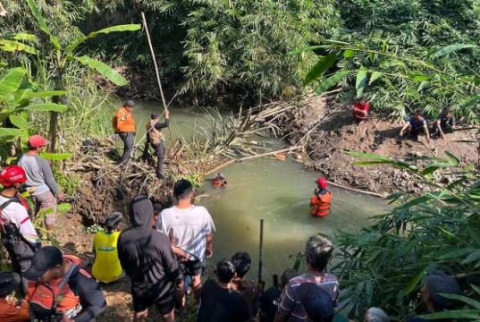 Tim SAR Gabungan Belum Temukan Dua Anak yang Dilaporkan Tenggelam di Irigasi Singomerto
