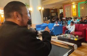 Jamal Mirdad Meriahkan Nobar Argentina vs Inggris di Semarang