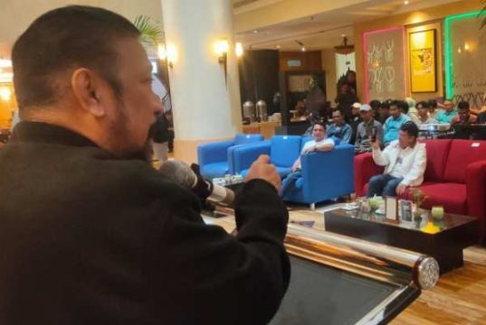 Jamal Mirdad Meriahkan Nobar Argentina vs Inggris di Semarang