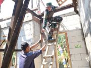 Satgas TMMD Purworejo Bersama Warga Percepat Rehab RTLH di Desa Watuduwur