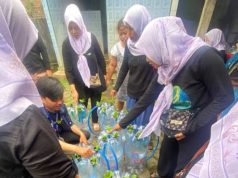 Mahasiswa KKN-PPM Universitas Semarang Beri Pelatihan Budi Daya Akuaponik