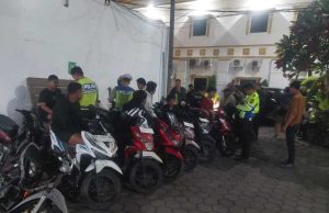 Polres Kudus Tindak Tegas Balap Liar, 19 Motor Berknalpot Brong dan Tanpa Pelat Nomor Disita