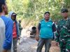 Dansatgas TMMD Tinjau Progres Rabat Beton Desa Watuduwur