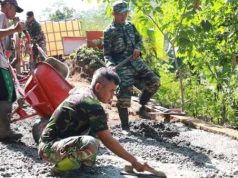 Satgas TMMD Kodim Purworejo Kebut Pengecoran Jalan Sepanjang 1.392 Meter