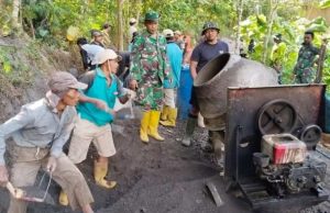 Satgas TMMD Purworejo Bersama Warga Bahu membahu Wujudkan Kemajuan Desa