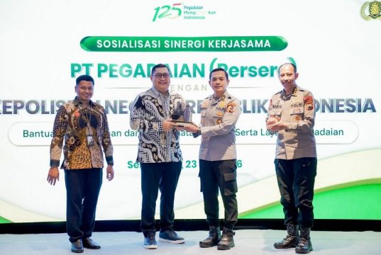 Pegadaian Gandeng Polri Amankan Aset Emas Pegadaian
