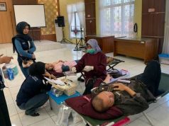 Mahasiswa KKN-PPM USM Korcam Kendal Gelar Donor Darah dan Cek Kesehatan Gratis