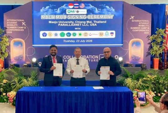 Rektor USM Lakukan Penandatanganan MoU dengan Maejo University Thailand