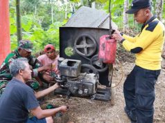 Mesin Molen Rusak Tak Surutkan Pembangunan TMMD di Watuduwur
