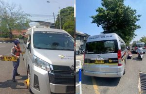 Mobil Travel Parkir Semarangan di Jalan Pandanaran II Semarang Digembok Petugas