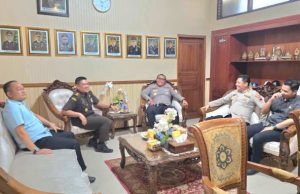 Kapolres bersama Wakapolres Kunjungi Kejari dan Kodim 0721/Blora
